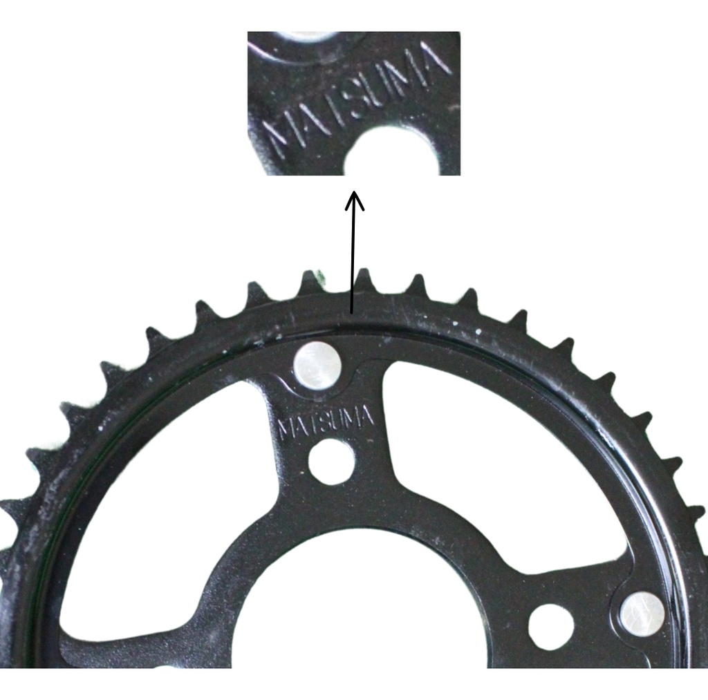 Engrane De Traccion Trasero Honda Titan Cg-150 43t