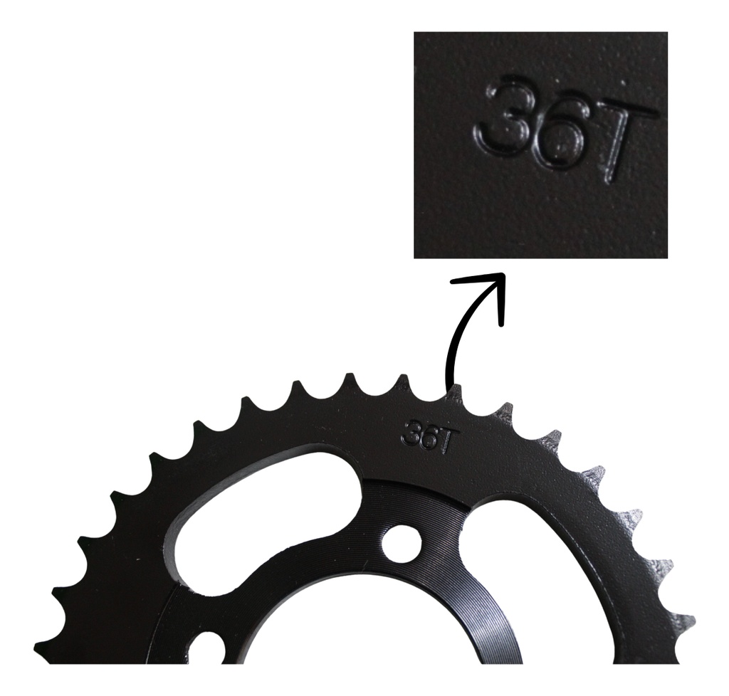 Engrane De Tracción Juego Para Italika At110 428-36t/14t