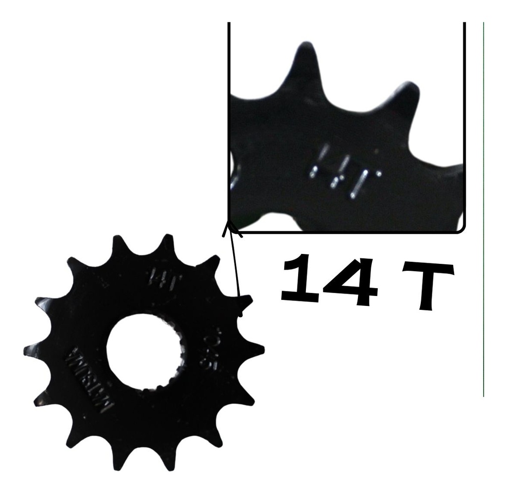 Engrane Traccion Delantero Suzuki Gs-125 14t