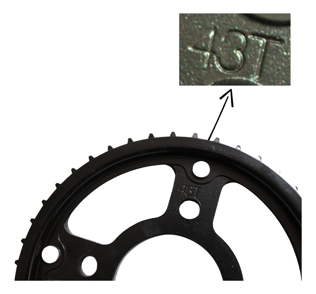 Engrane Traccion Juego Honda Titan Cg150 428-43t/16t