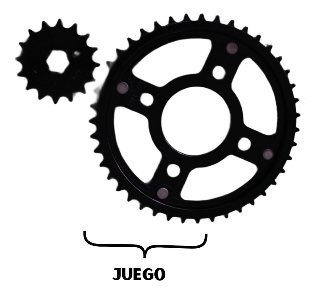 Engrane Traccion Juego Honda Titan Cg150 428-43t/16t