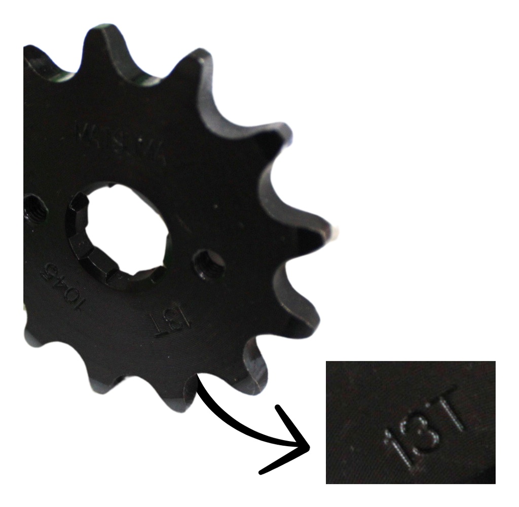 Engrane Traccion Delantero Acero #1045 13t 250z