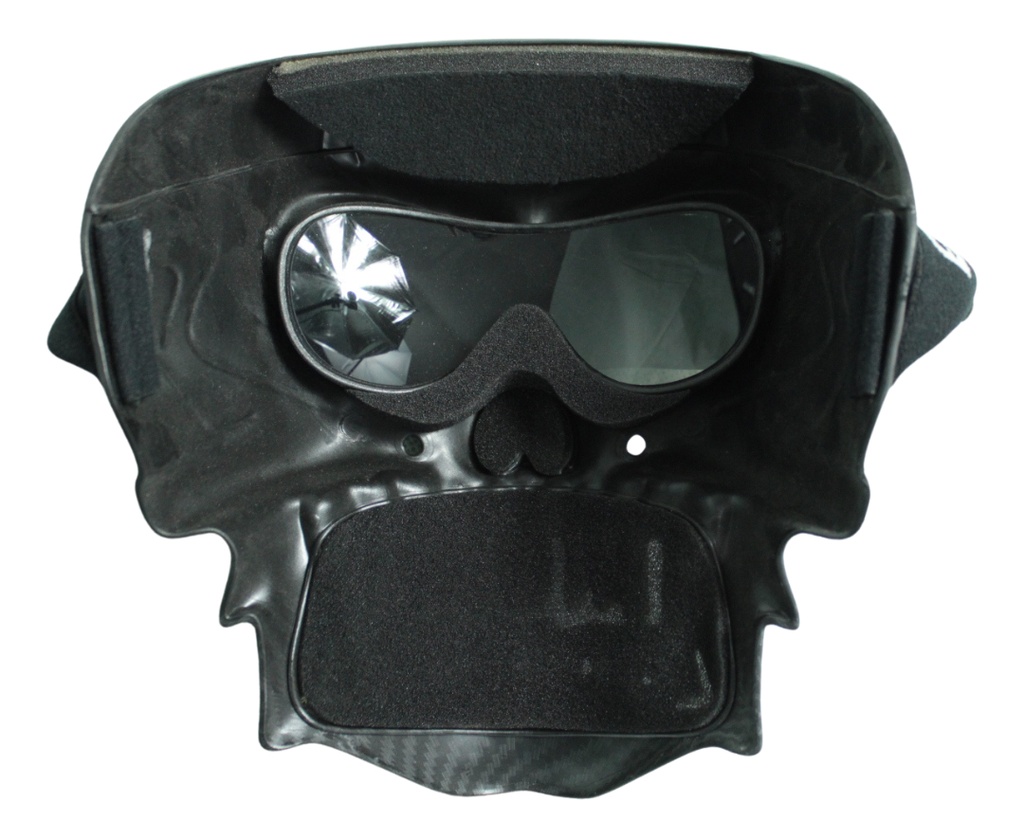 Goggles Para Moto Iron Racing Gris/ Negro Calavera