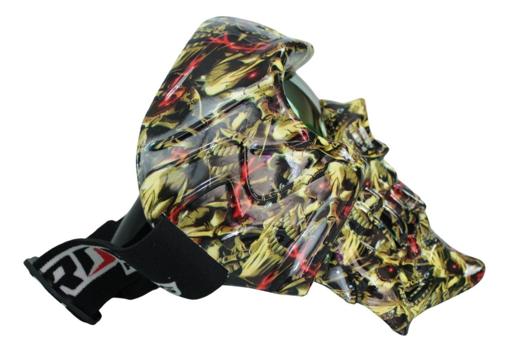 Goggles Para Moto  Máscara Calavera  Iron Racing Con Diseño