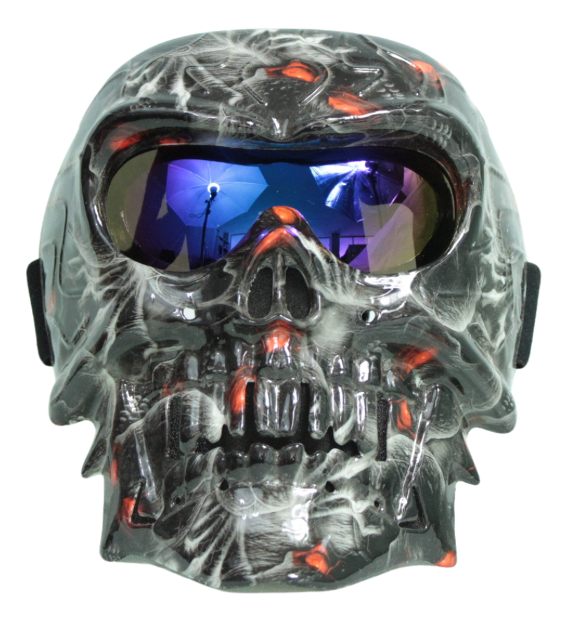 Googles Para Moto Con Mascara Calavera Con Diseño Terror