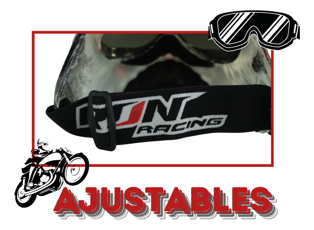 Googles Para Moto Con Mascara Calavera Con Diseño Terror