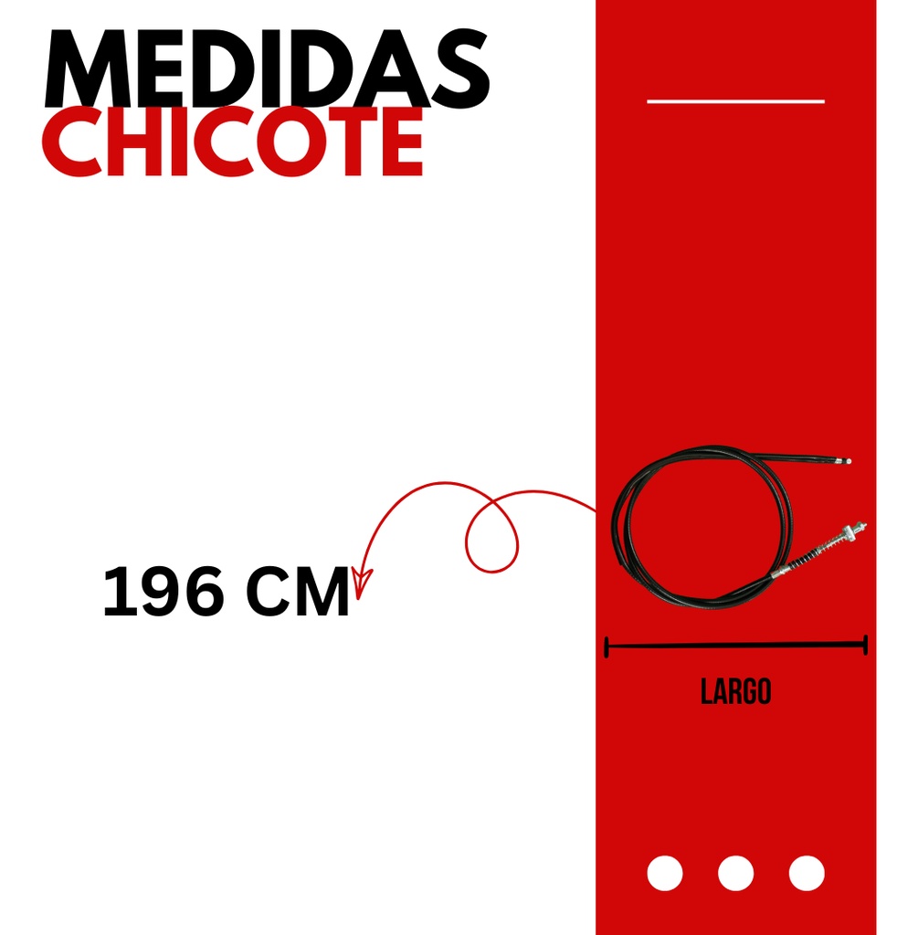 Chicote Freno Trasero Para Italika Cs125