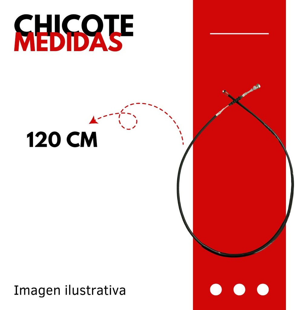 Chicote Freno Trasero Para Motocicleta  Italika Ft125