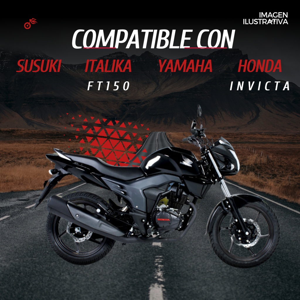 Balata Freno Disco Para Suzuki/italika Ft150/yamaha/invicta