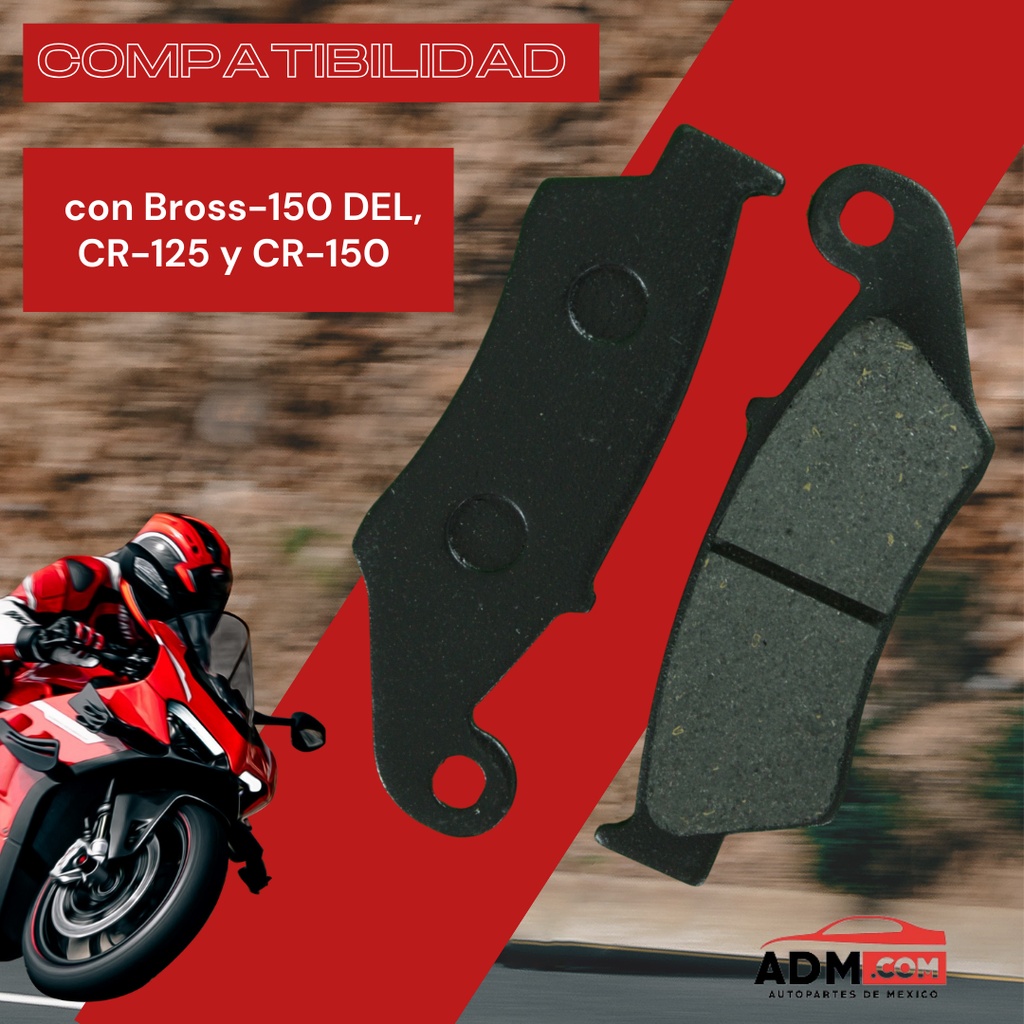 Balata Freno Delantera P/moto Honda Bross-150,cr-125,cr-150