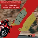 Balata Freno Para Honda Cb300r Abs, Xre300 Abs, Cbf500
