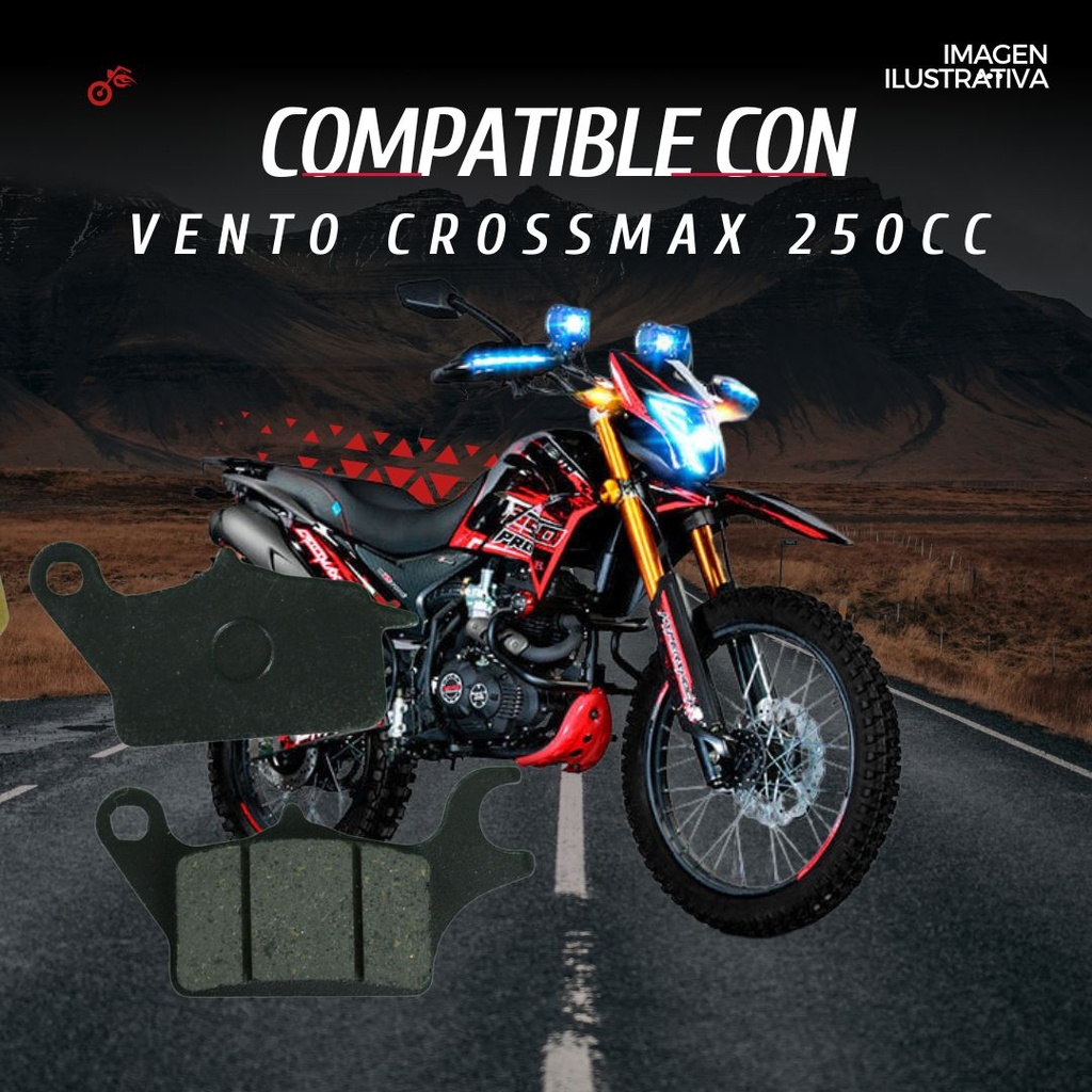 Balata De Freno De Disco Trasero  Vento Crossmax 250cc