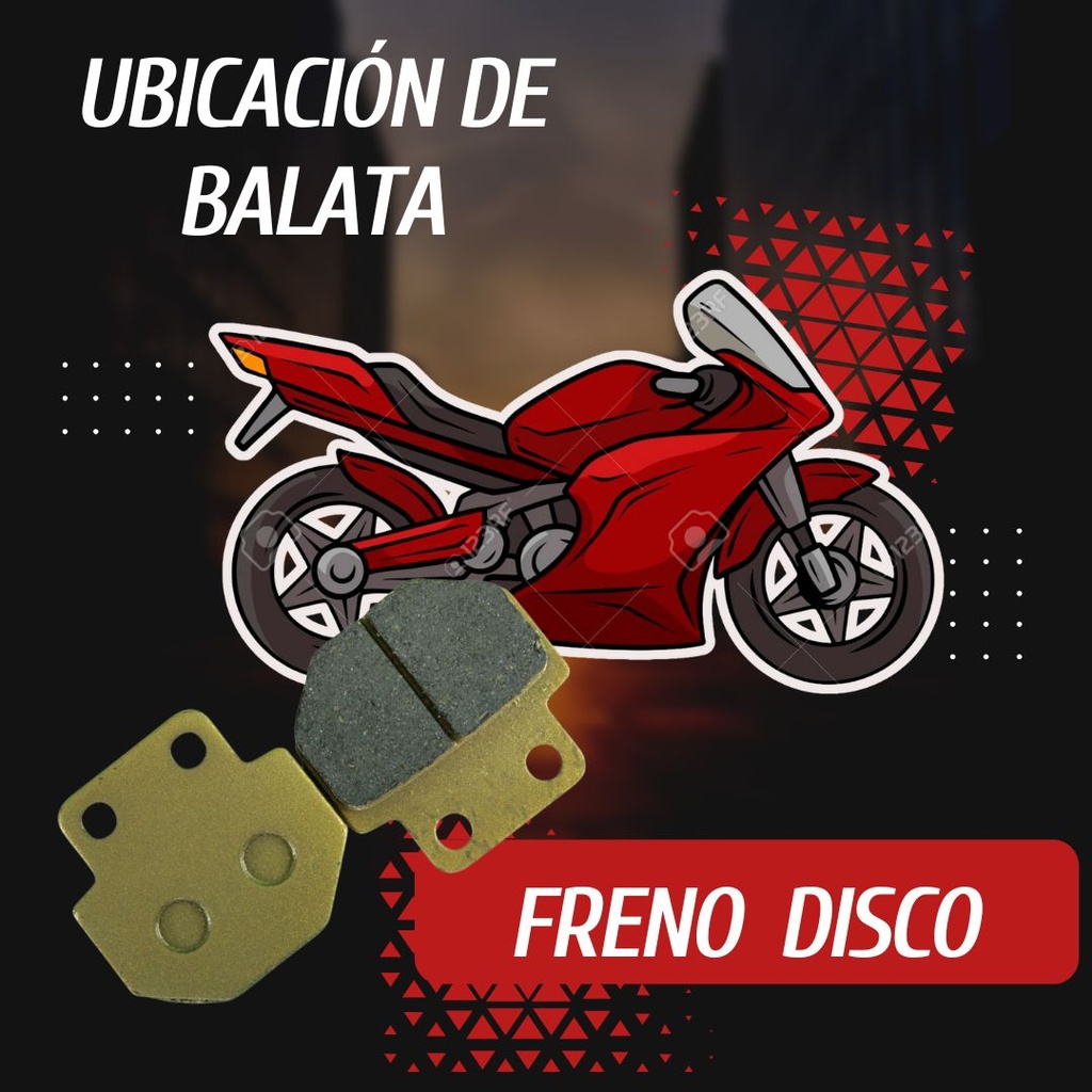 Balata Freno Disco Para Moto Chinese Scooter,tricycle