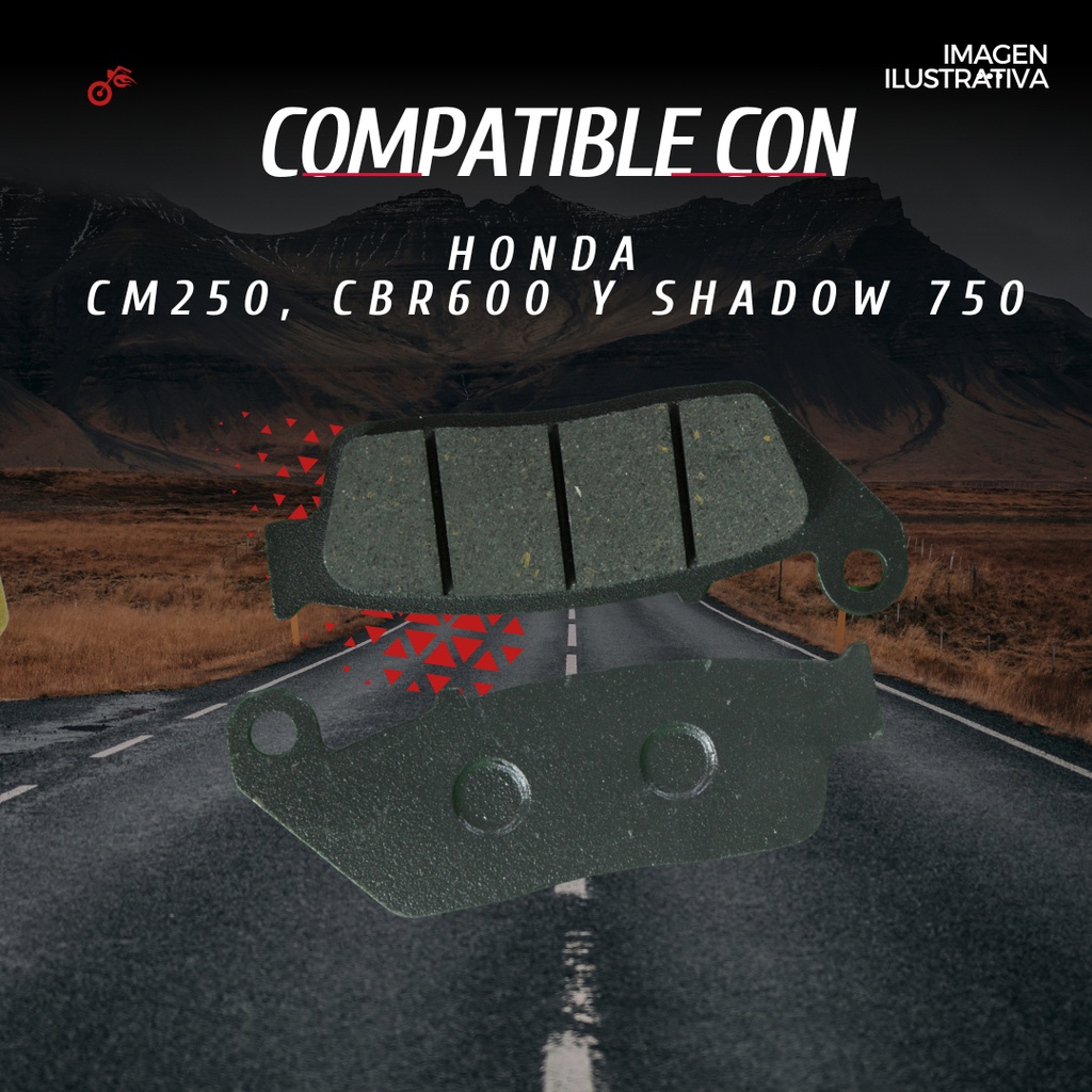 Balata Freno Honda Cm250, Cbr600, Shadow 750