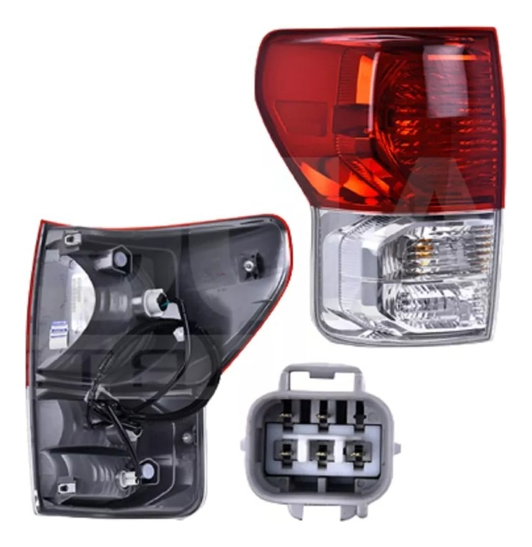Calavera  Para Toyota Tundra 2010-2013 Con Foco Depo