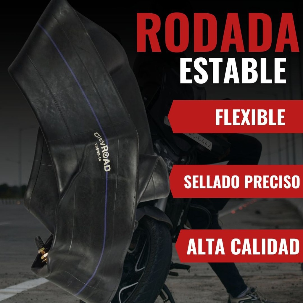 Cámara City Road 120/80-18 Zdm200,dm150 Sport Válvula Tr4