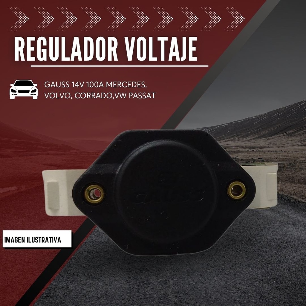 Regulador Voltaje Gauss 14v 100a Mercedes, Volvo, Corrado,vw