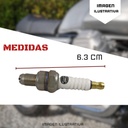 Bujía Hella C7hsa Para Moto  Honda / Italika / Scooters