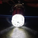 Foco Moto Bronx H4 3 Led Blanco/efecto Azul Y Rojo Aluminio