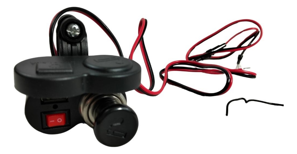 Encendedor Y Cargador  Para Moto Con Entrada Usb