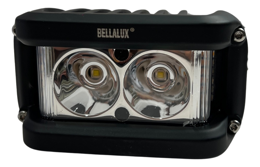 FARO AUXILIAR MOTO HYPERLED CON ALARMA LUZ ROJA 20W 4200LM