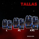 GUANTE MOTO NEGRO XL