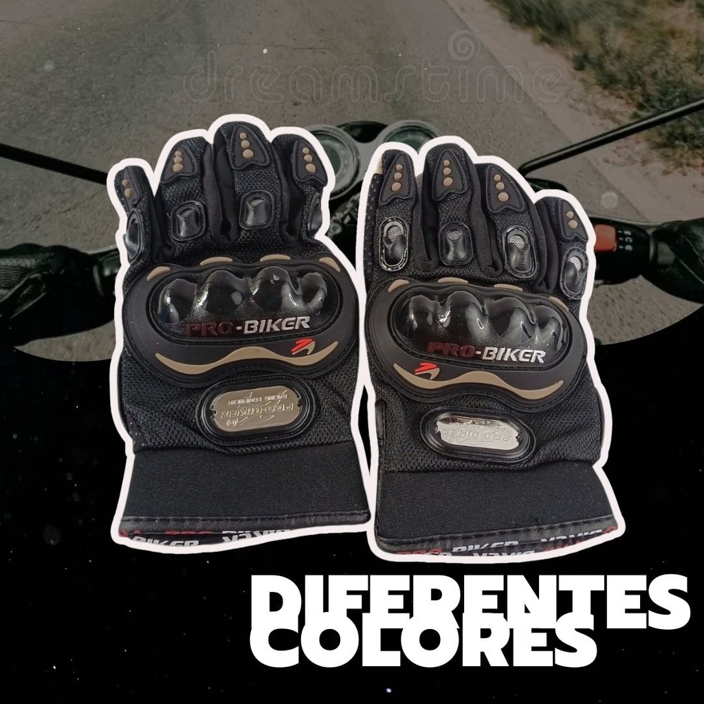GUANTE MOTO NEGRO XL