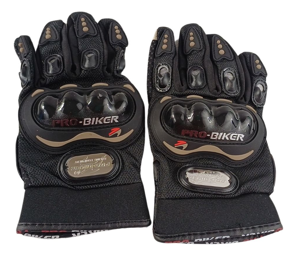 GUANTE MOTO NEGRO XL