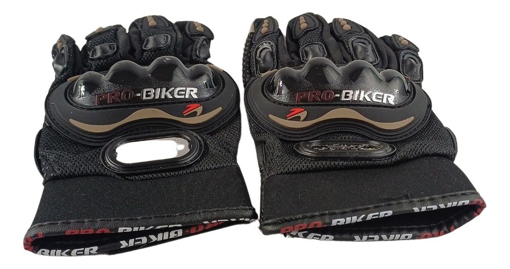 GUANTE MOTO NEGRO XL