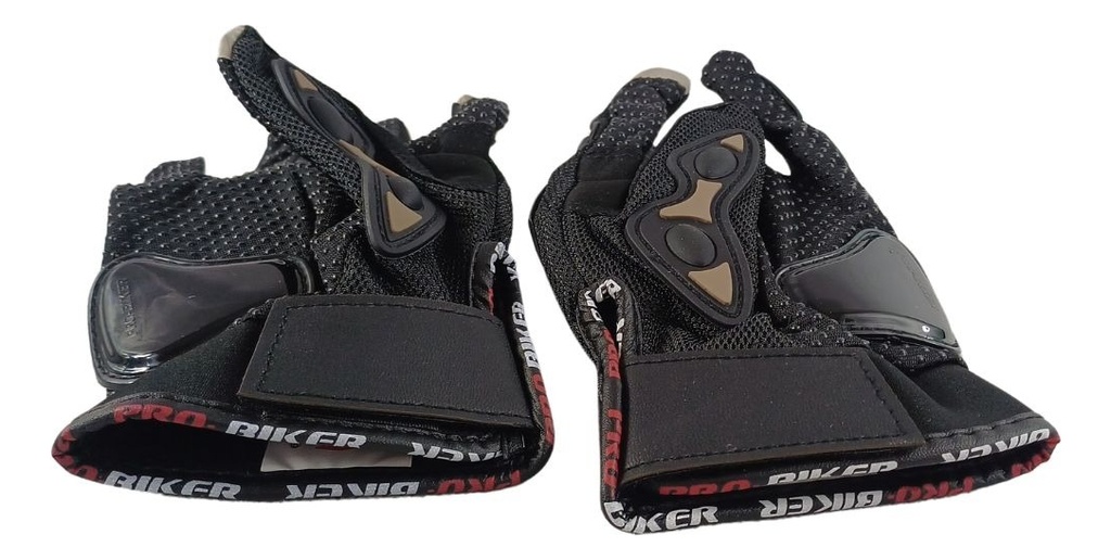 GUANTE MOTO NEGRO XL