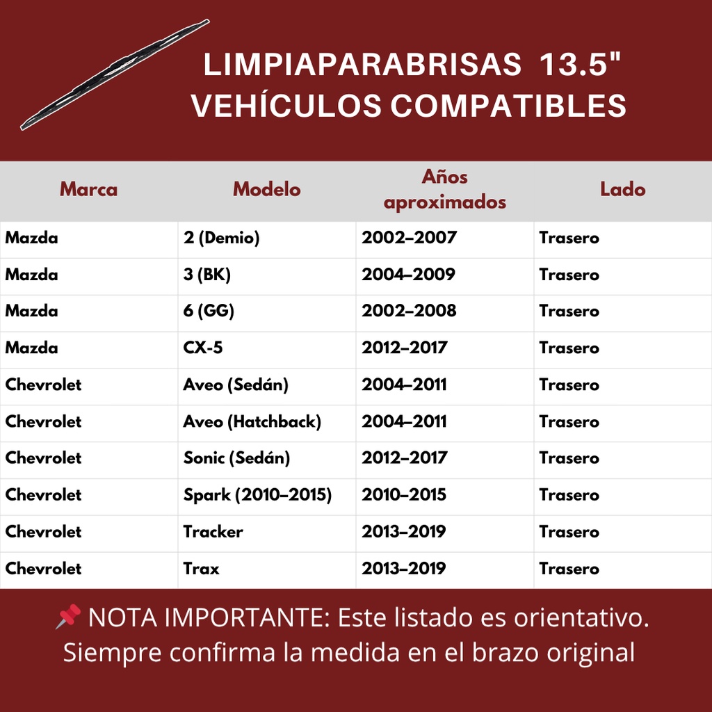 LIMPIAPARABRISAS BOSCH 13.5" S14