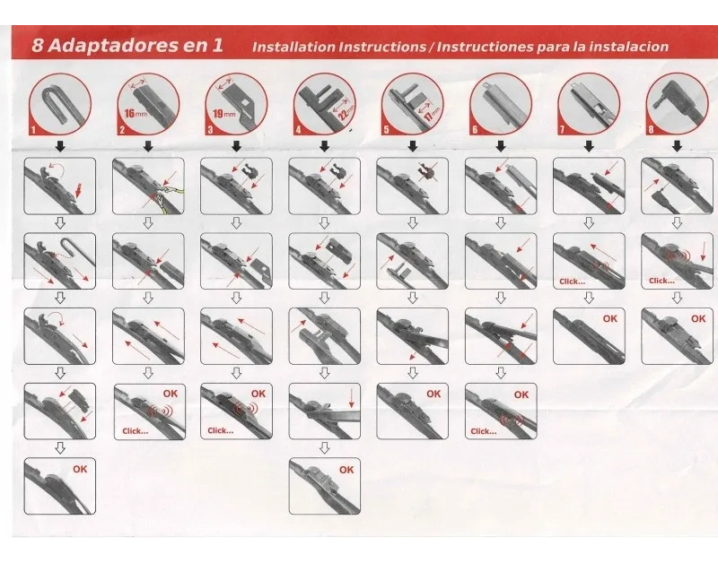 Limpiaparabrisas T/banana Aerodinámico Bronx  Universal 1pza