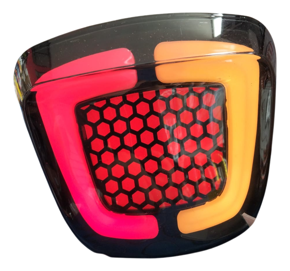 STOP PARA MOTO  PLASMA ROJO CON DIRECCIONALES UNIVERSAL