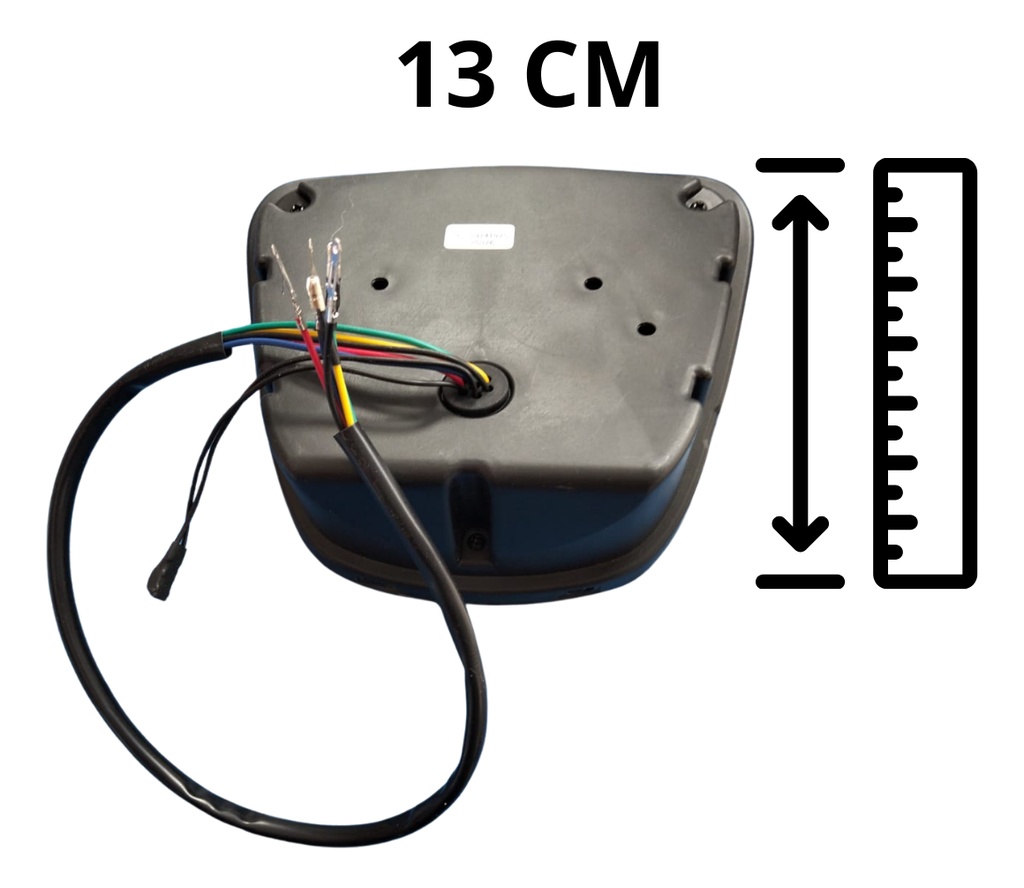 STOP PARA MOTO  PLASMA ROJO CON DIRECCIONALES UNIVERSAL