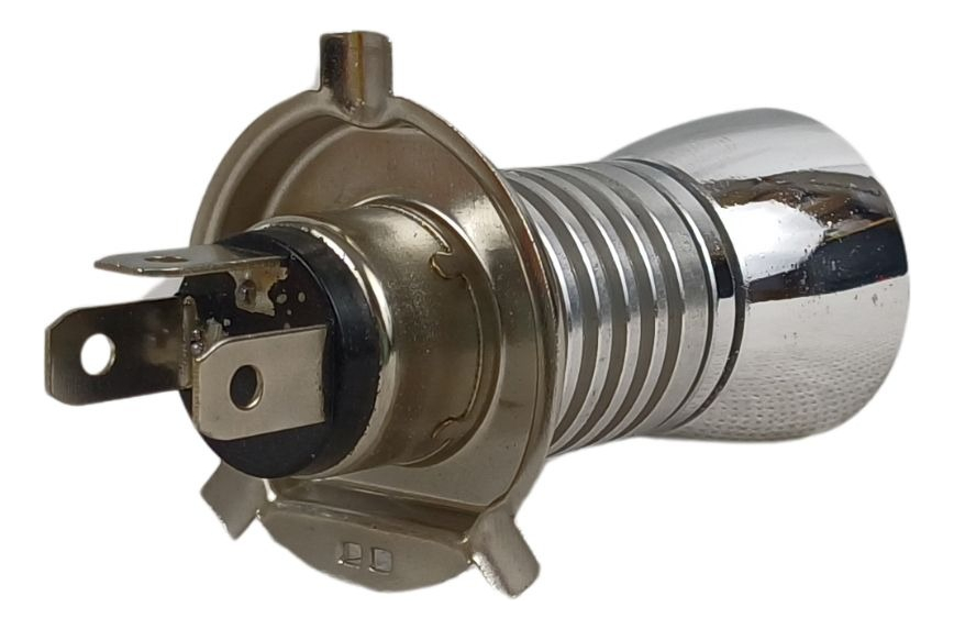 FOCO PARA MOTO BRONX H4 CROMADO LED