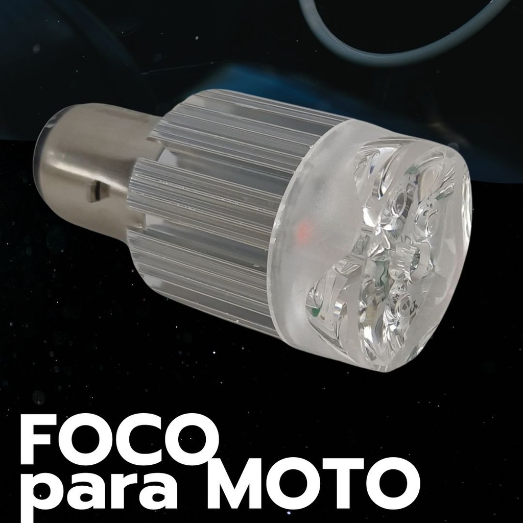 FOCO MOTO 3 LEDS 6245 BRONX AZUL