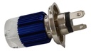 FOCO MOTO BRONX H4 3 LED BLANCO ALUMINIO BASE PLATA