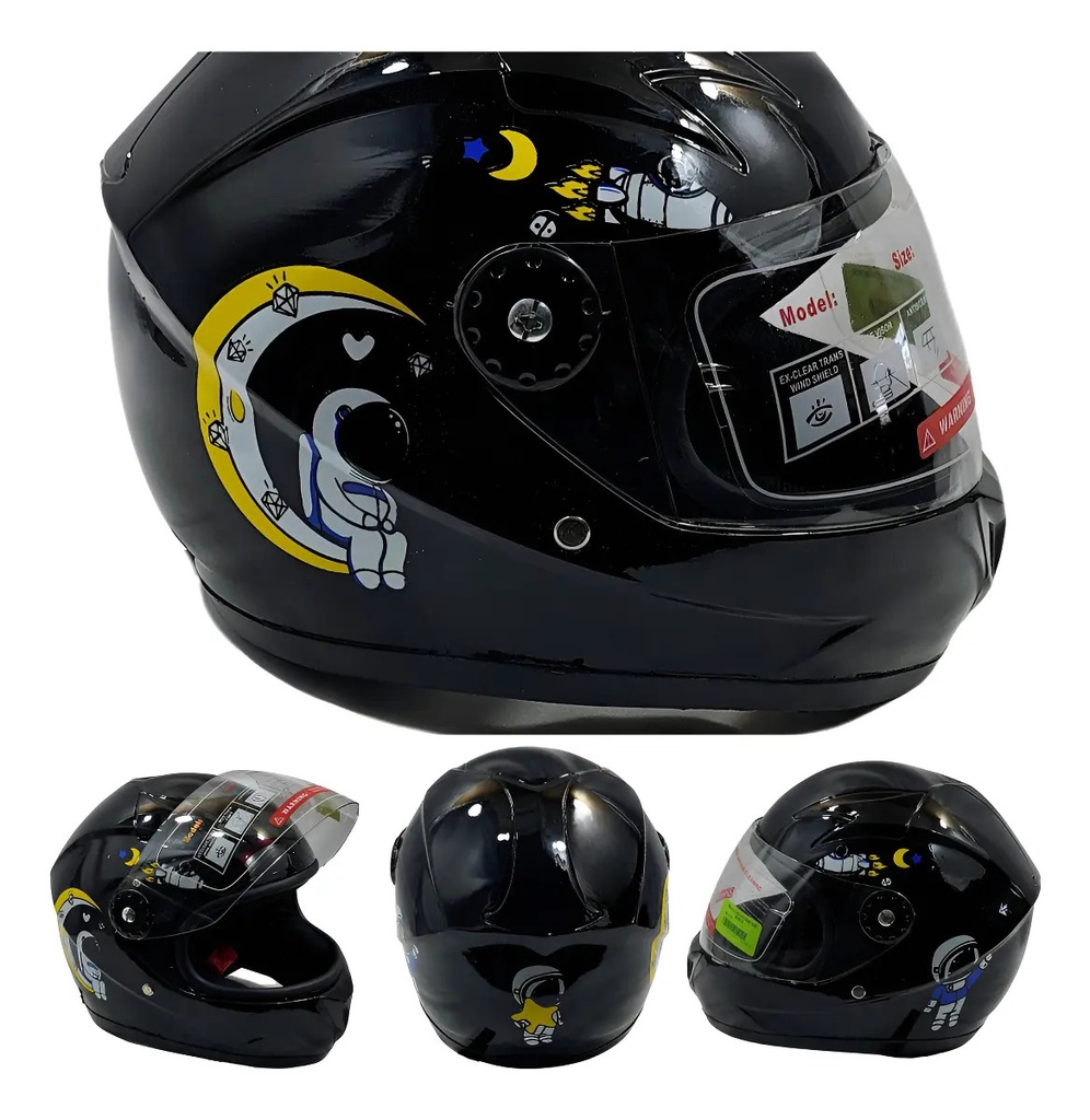 CASCO CERRADO ROSA INFANTIL