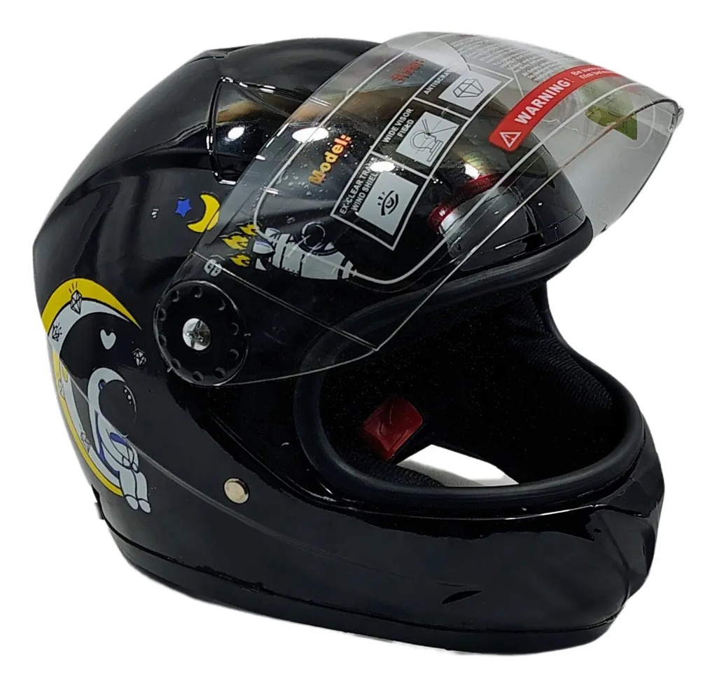CASCO CERRADO ROSA INFANTIL