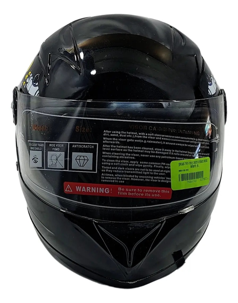 CASCO CERRADO ROSA INFANTIL