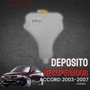 DEPOSITO RECUPERADOR HD ACCORD 03-07 L4 2.4 LTS C/TAPON SM