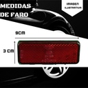 FARO LED REFLECTOR AMBAR (REDONDO) LUZ ALTA Y BAJA