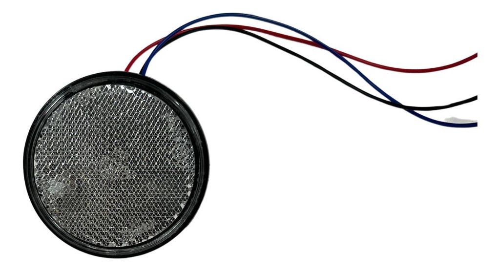 FARO LED REFLECTOR AMBAR (REDONDO) LUZ ALTA Y BAJA