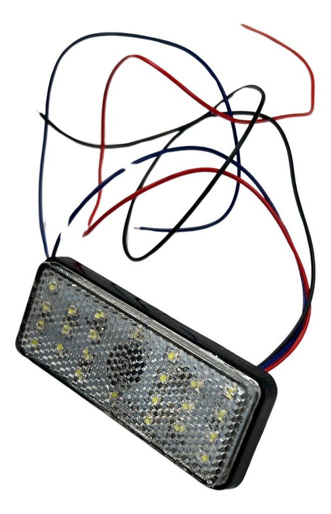 FARO LED REFLECTOR AZUL (REDONDO) LUZ ALTA Y BAJA