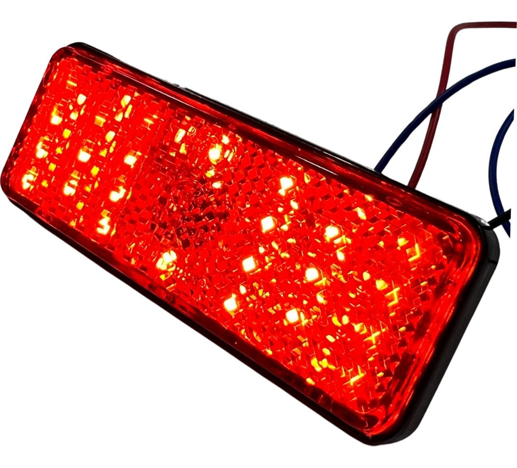 FARO LED REFLECTOR BLANCO (RECTANGULO) LUZ ALTA Y BAJA