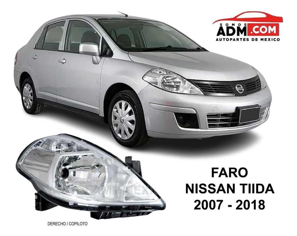 Faro Nissan Tiida 2007 2008 2009 201...2015 2016 2017 2018