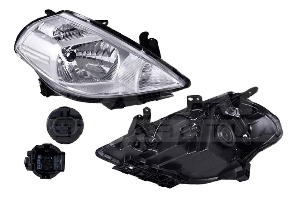 FARO NS TIIDA 07-18 MANUAL P/FOCO HALOGENO DEPO IZQ