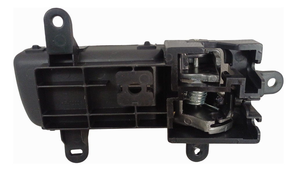 MANIJA INTERIOR NS MAXIMA 04-05  NEGRO/PLATA PLASTICO HUSHAN Izquierdo Delantera/Trasera  