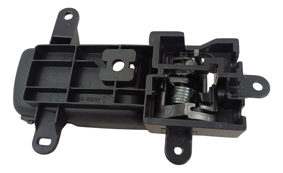 MANIJA INTERIOR NS MAXIMA 04-05  NEGRO/PLATA PLASTICO HUSHAN Izquierdo Delantera/Trasera  