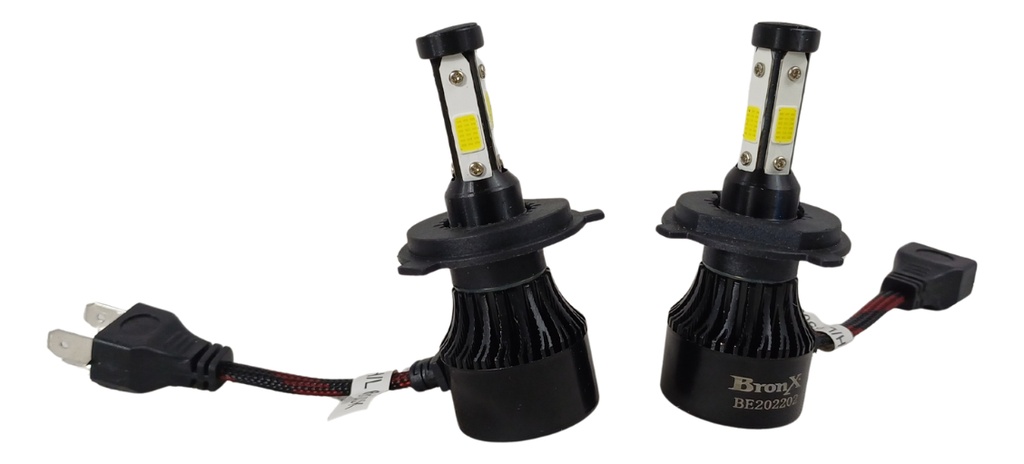 FOCO H4 LED 4 CARAS 40W 9/36V 6000LM CON VENTI